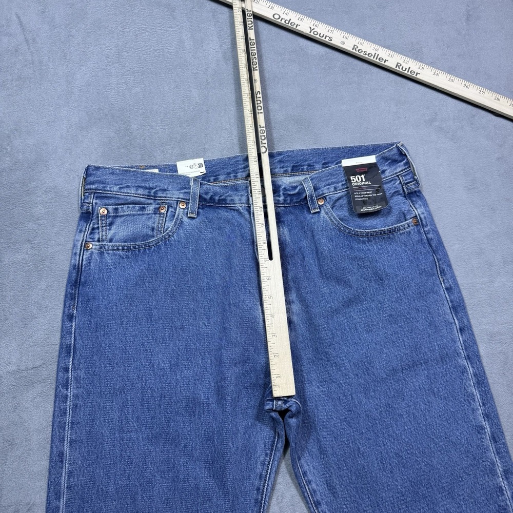 Levis Premium 501 Jeans Mens 36x34 Original Straight Cowboy Rodeo Ranch NEW - Picture 8 of 11